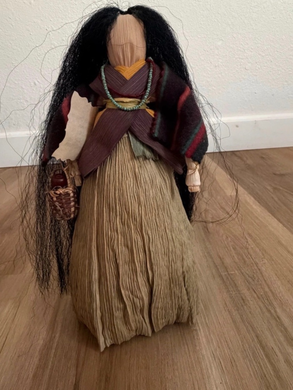 Vintage Native American Corn Husk Doll Oklahoma City RavenStar Creations